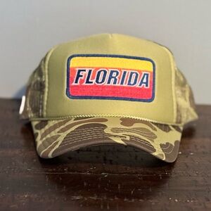 Florida Gators Olive Camo Snapback Hat NWOT